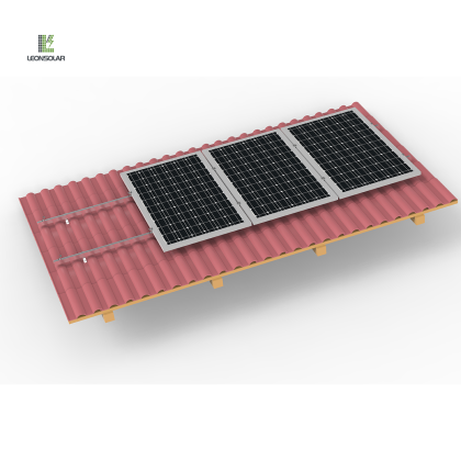 Glazed Tile Roof Solar PV Mounting System